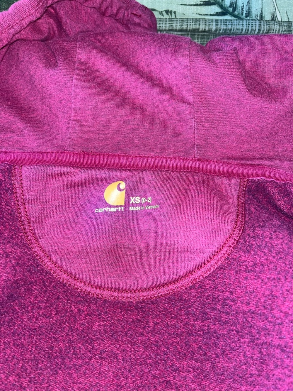 Carhartt Women's Zip Front Hoodie in Rose Pink